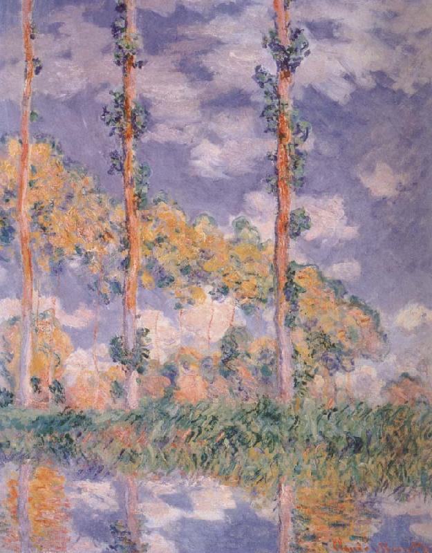 Claude Monet Three Trees oil painting image